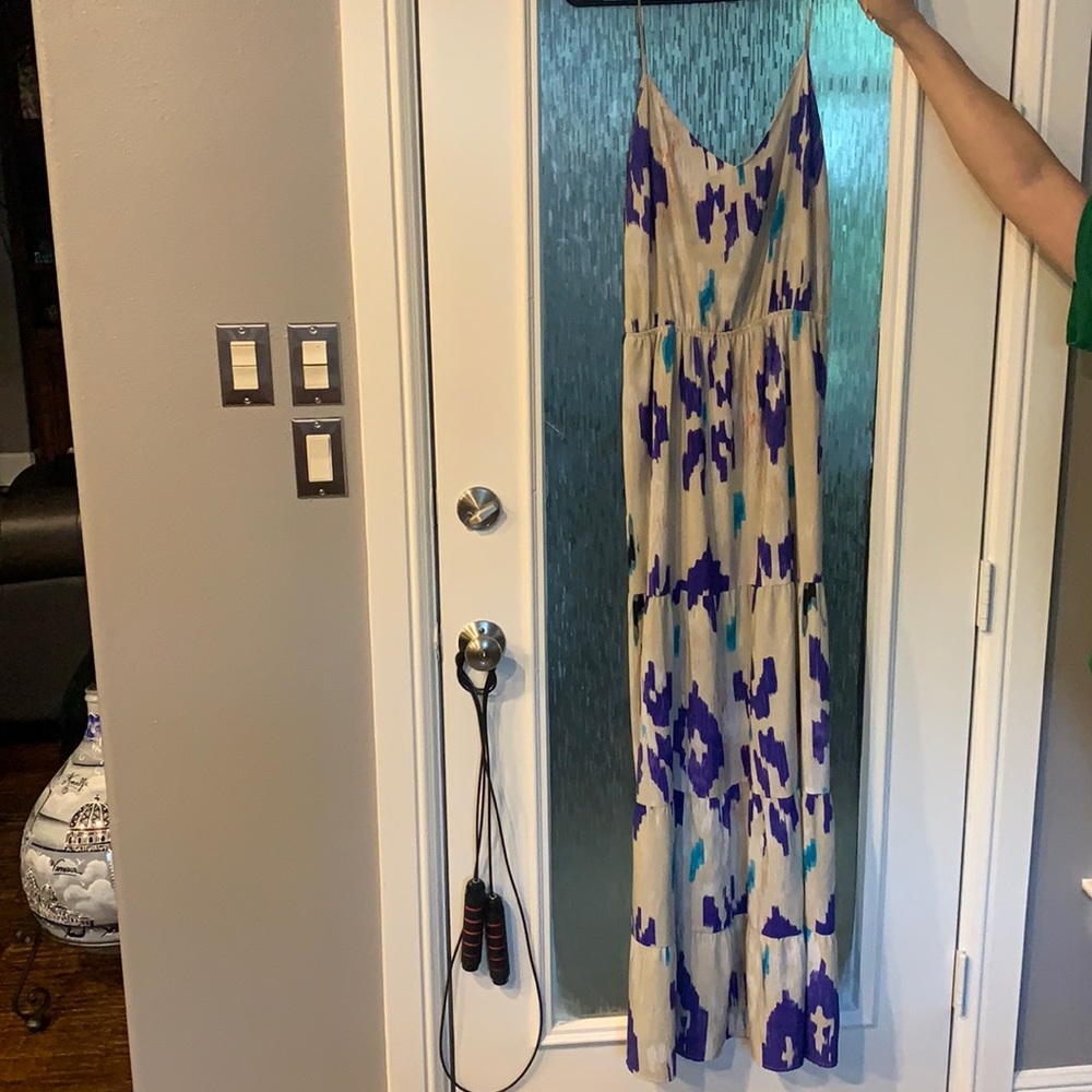 Beautiful aqua multi color sundress